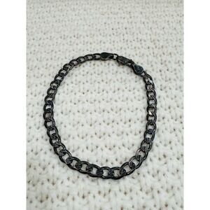 IBB 925 Sterling Silver Curb Link Bracelet 7"
